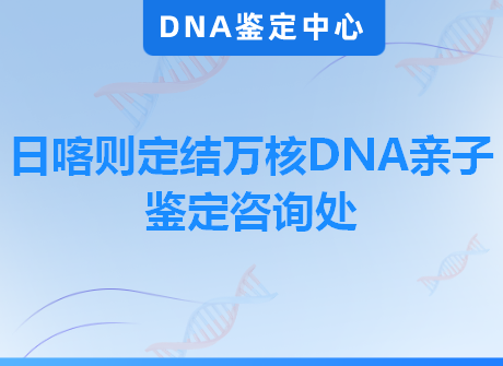 日喀则定结万核DNA亲子鉴定咨询处