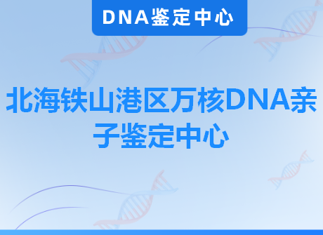 北海铁山港区万核DNA亲子鉴定中心