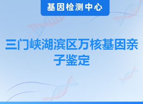 三门峡湖滨区万核基因亲子鉴定