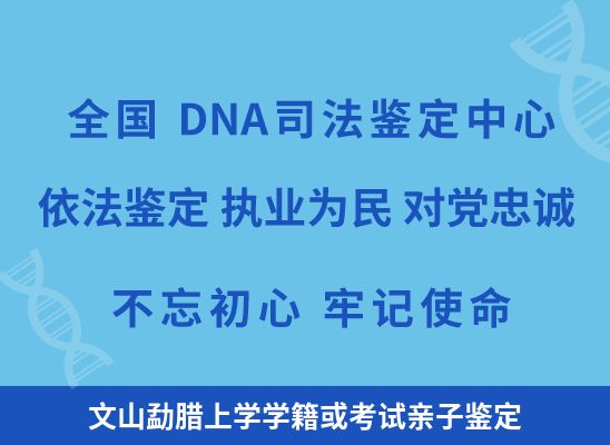 文山勐腊上学学籍或考试亲子鉴定