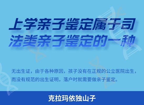 克拉玛依独山子学籍上学、考试亲子鉴定
