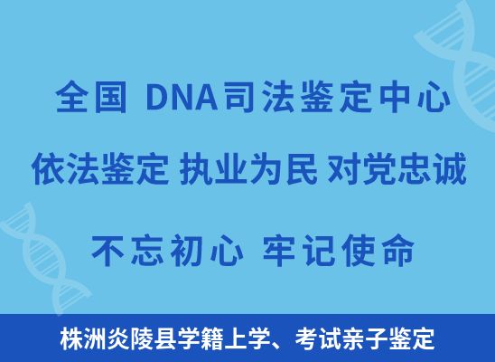 株洲炎陵县学籍上学、考试亲子鉴定