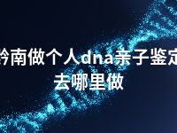 黔南做个人dna亲子鉴定去哪里做
