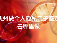 抚州做个人隐私亲子鉴定去哪里做