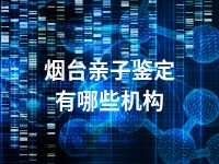 烟台亲子鉴定有哪些机构
