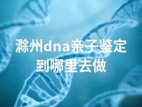 滁州dna亲子鉴定到哪里去做