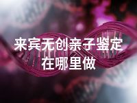 来宾无创亲子鉴定在哪里做