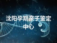 沈阳孕期亲子鉴定中心