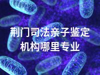 荆门司法亲子鉴定机构哪里专业