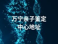万宁亲子鉴定中心地址