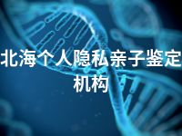 北海个人隐私亲子鉴定机构