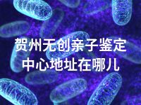贺州无创亲子鉴定中心地址在哪儿