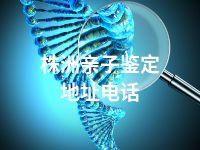 株洲亲子鉴定地址电话