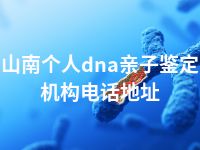 山南个人dna亲子鉴定机构电话地址