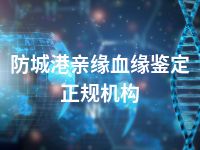 防城港亲缘血缘鉴定正规机构