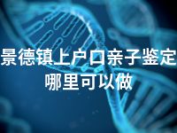 景德镇上户口亲子鉴定哪里可以做
