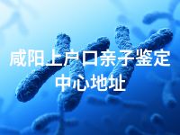 咸阳上户口亲子鉴定中心地址
