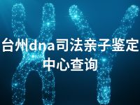 台州dna司法亲子鉴定中心查询