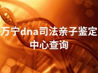 万宁dna司法亲子鉴定中心查询