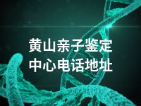 黄山亲子鉴定中心电话地址