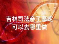 吉林司法亲子鉴定可以去哪里做