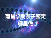 南昌孕期亲子鉴定哪里做