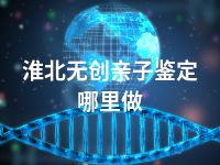 淮北无创亲子鉴定哪里做