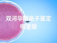 双河孕期亲子鉴定哪里做