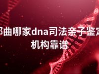 那曲哪家dna司法亲子鉴定机构靠谱