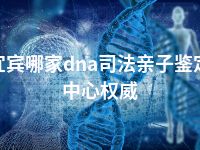 宜宾哪家dna司法亲子鉴定中心权威