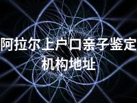阿拉尔上户口亲子鉴定机构地址