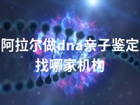 阿拉尔做dna亲子鉴定找哪家机构