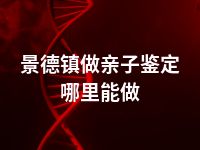 景德镇做亲子鉴定哪里能做