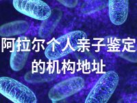 阿拉尔个人亲子鉴定的机构地址