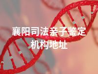 襄阳司法亲子鉴定机构地址