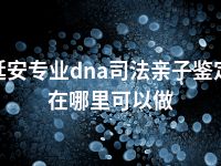 延安专业dna司法亲子鉴定在哪里可以做