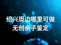 绍兴周边哪里可做无创亲子鉴定