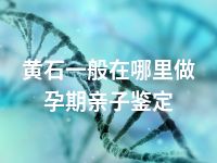 黄石一般在哪里做孕期亲子鉴定