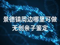 景德镇周边哪里可做无创亲子鉴定