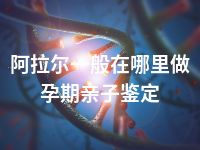 阿拉尔一般在哪里做孕期亲子鉴定