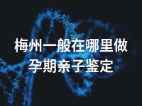 梅州一般在哪里做孕期亲子鉴定