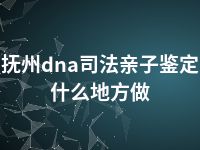 抚州dna司法亲子鉴定什么地方做