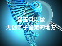 昆玉可以做无创亲子鉴定的地方