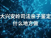 大兴安岭司法亲子鉴定什么地方做