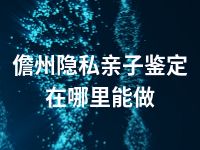 儋州隐私亲子鉴定在哪里能做