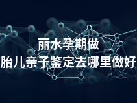 丽水孕期做胎儿亲子鉴定去哪里做好