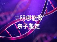三明哪能做亲子鉴定