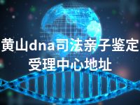 黄山dna司法亲子鉴定受理中心地址