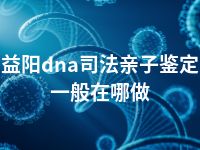 益阳dna司法亲子鉴定一般在哪做