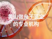 黄山做亲子鉴定的专业机构